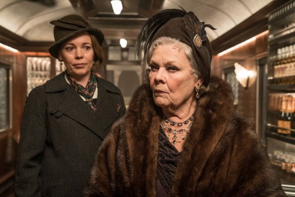 Judi Dench e Olivia Colman in "Assassinio sull'Orient Express" foto dal web. Assassinio sul Nilo