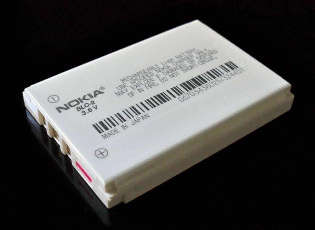 Batterie al Litio di un telefonino Nokia