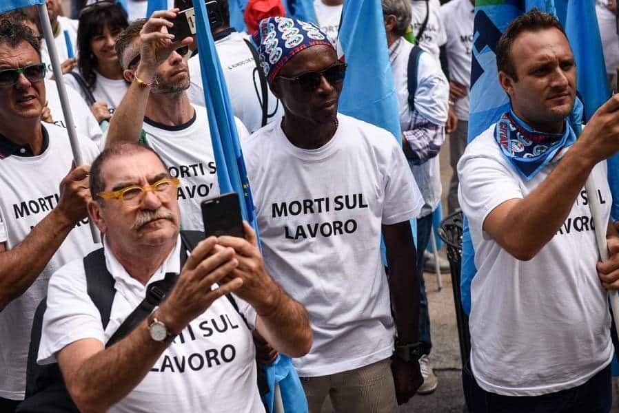 “In piazza contro le morti bianche”
