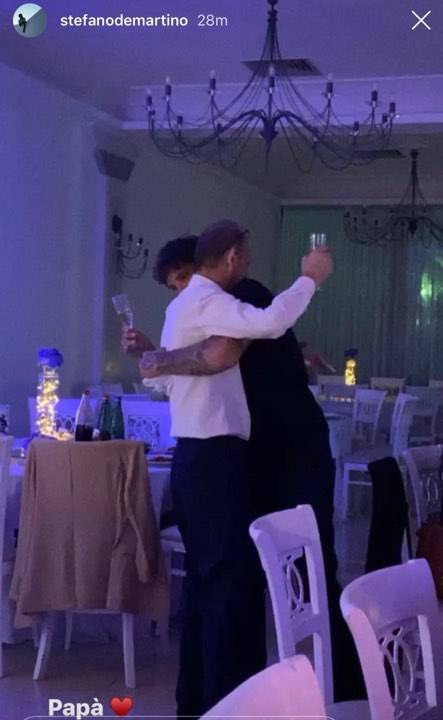 Stefano De Martino e il padre Enrico- Photo Credit: Instagram